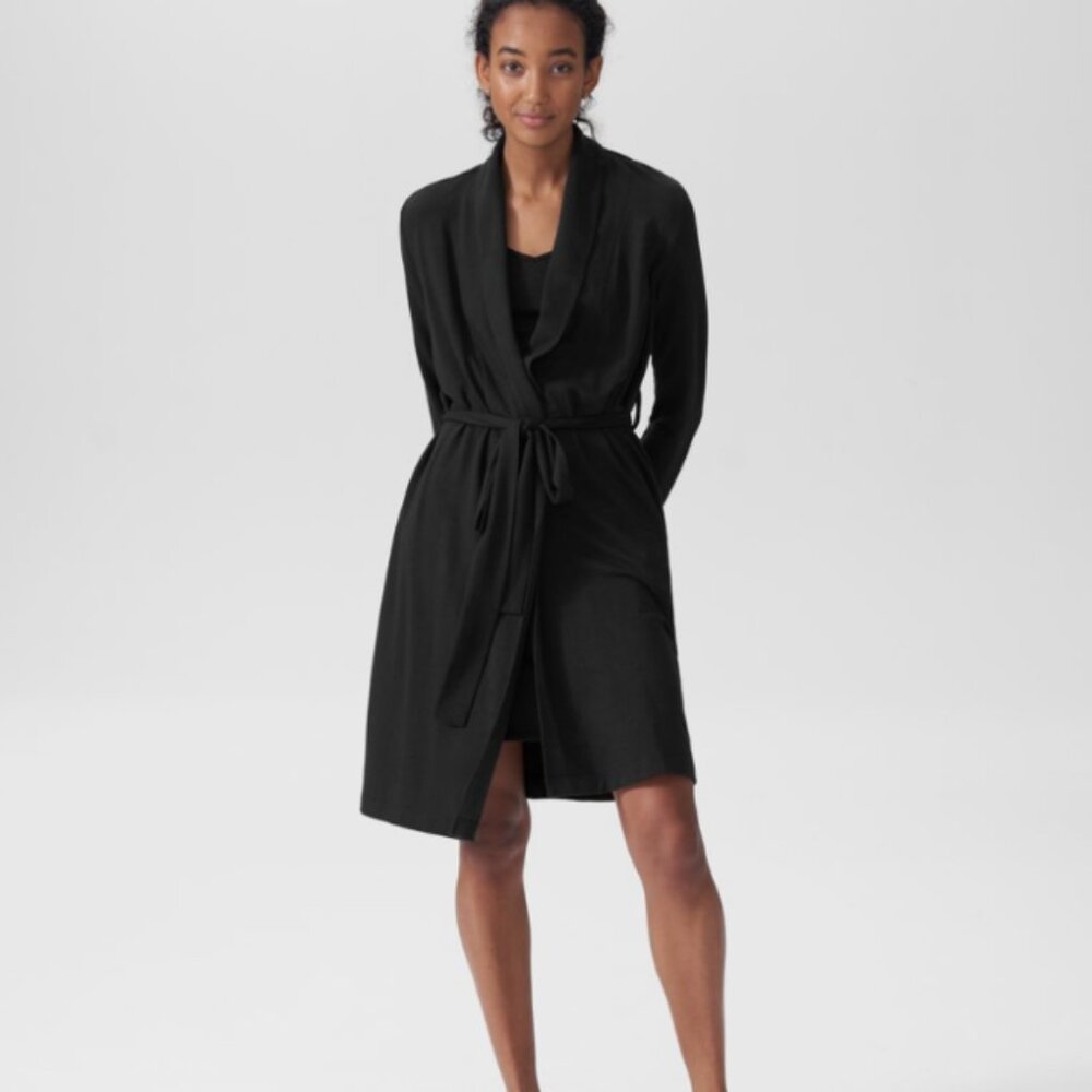 Universal Standard NWT Size 2-4 Black Rachele Lounge Robe